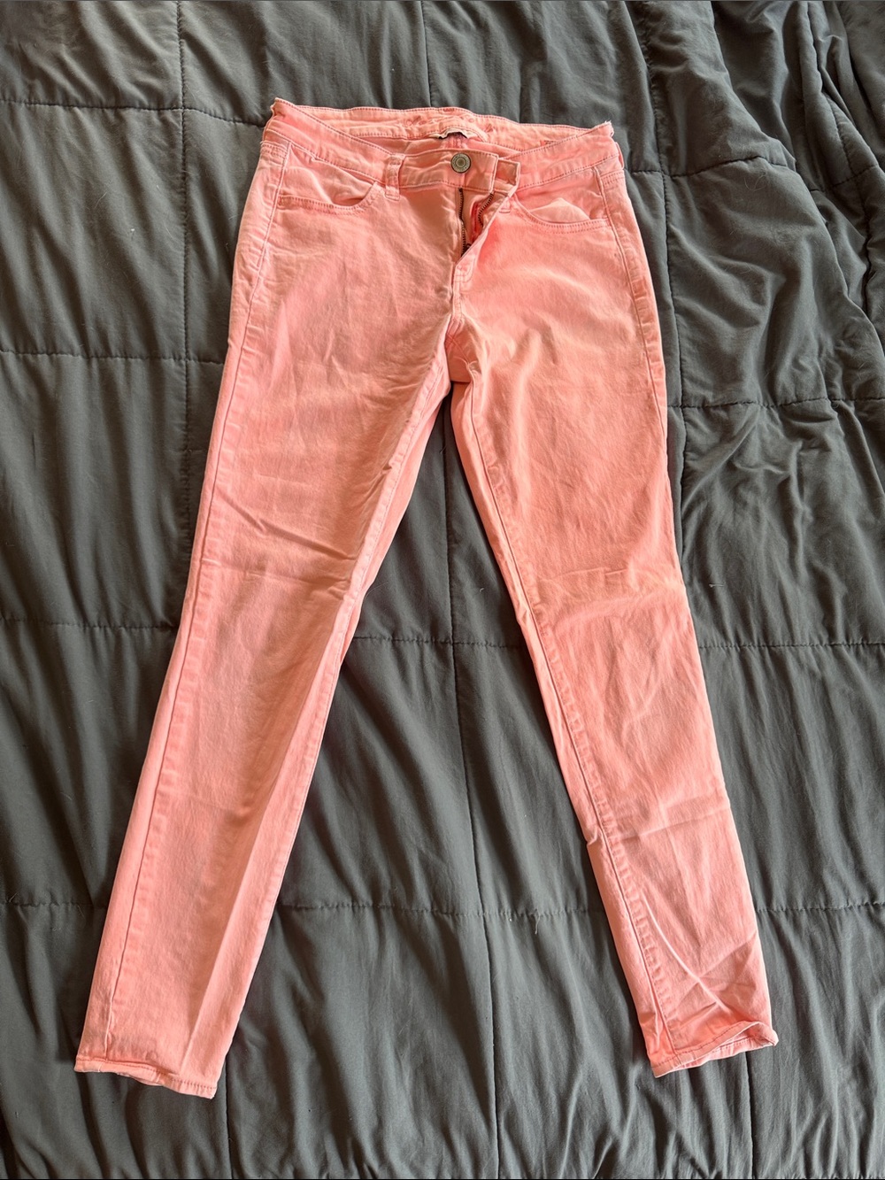American Eagle Outfitters Coral Pink Skinny Jeans